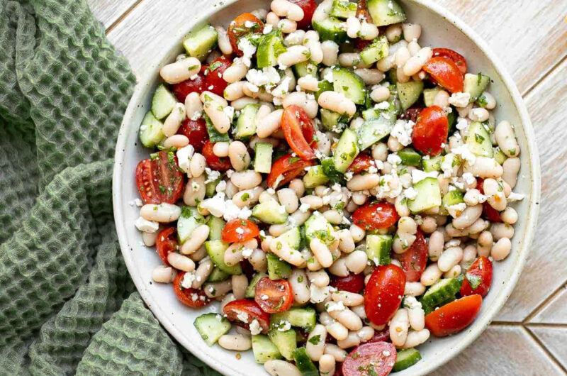 B's Mediterranean White Bean Salad
